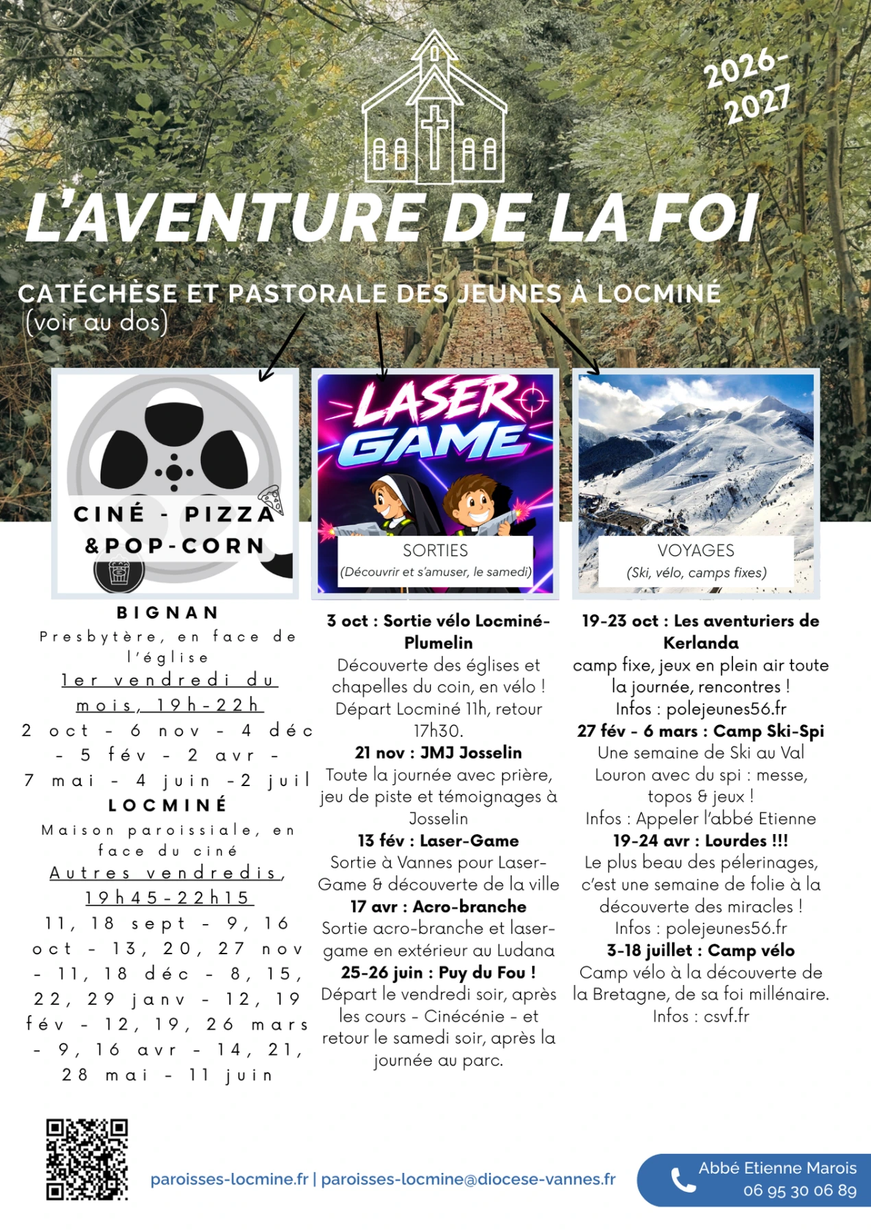 programme de l'aventure de la foi à Locminé